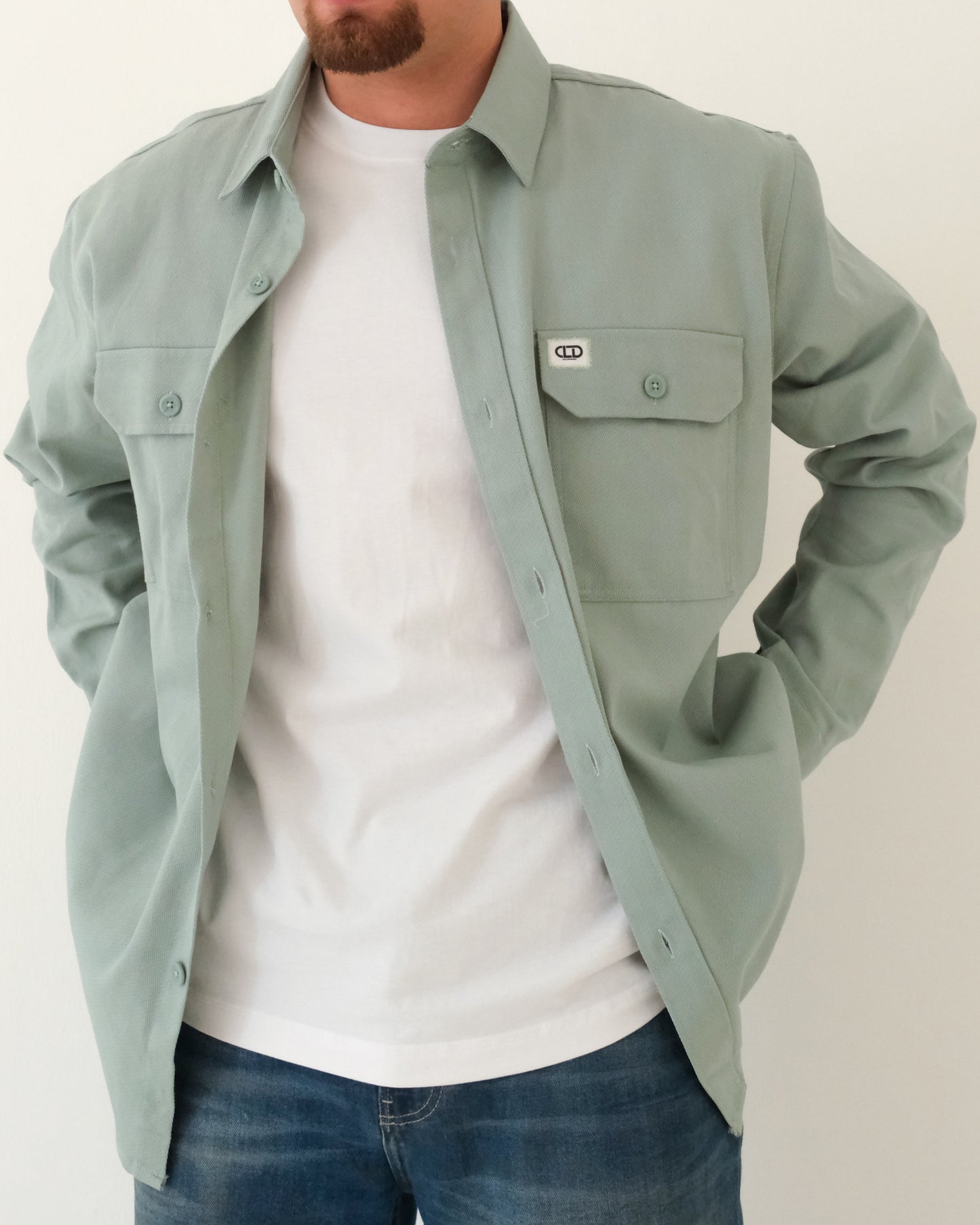 Sage Field Overshirt
