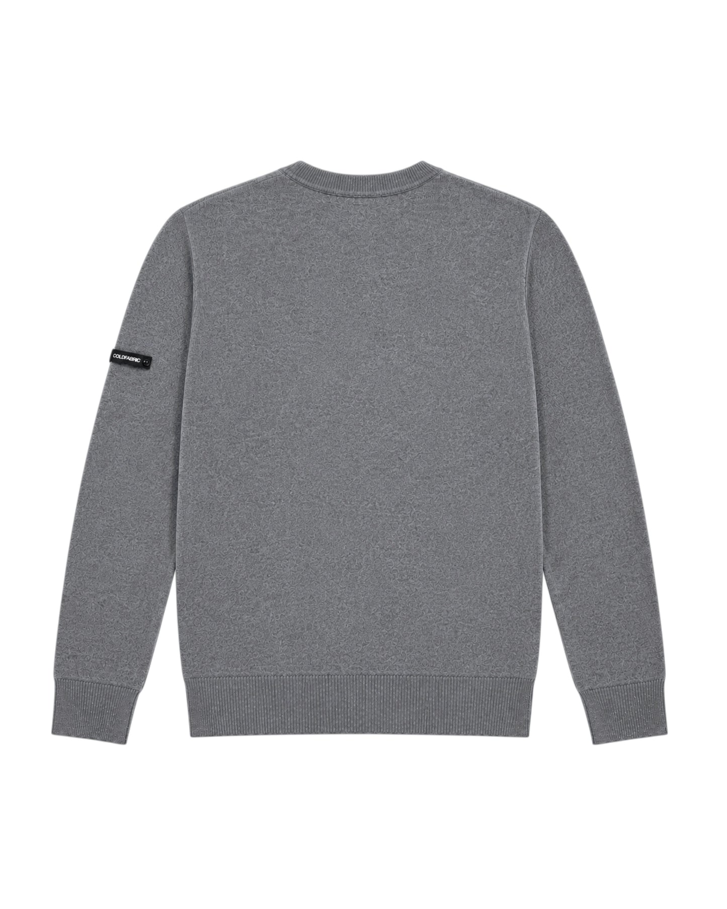 Grey Terrain Knitted Crewneck