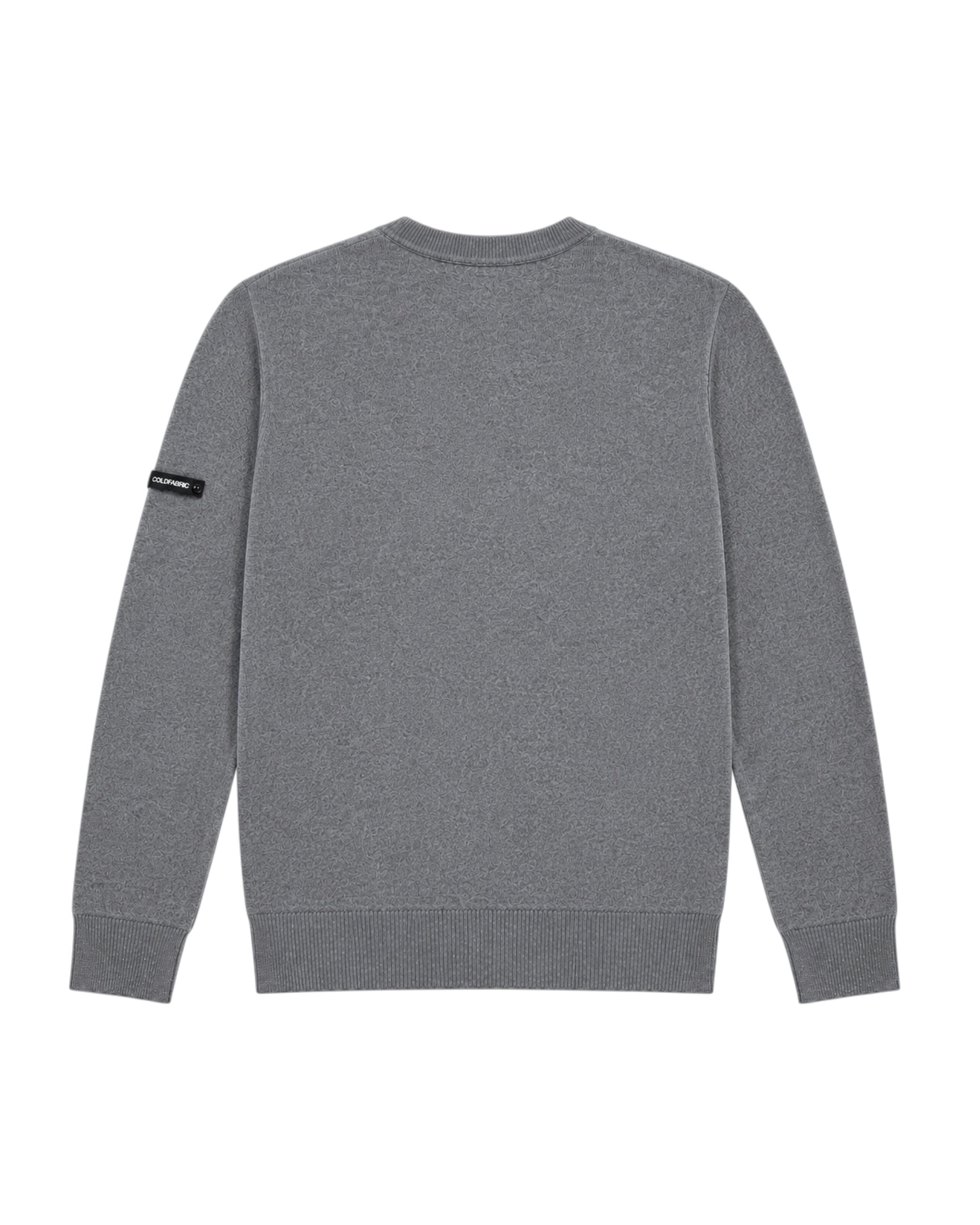 Grey Terrain Knitted Crewneck