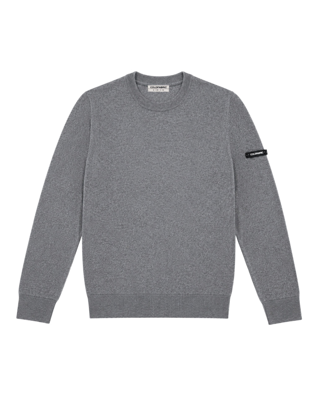 Grey Terrain Knitted Crewneck