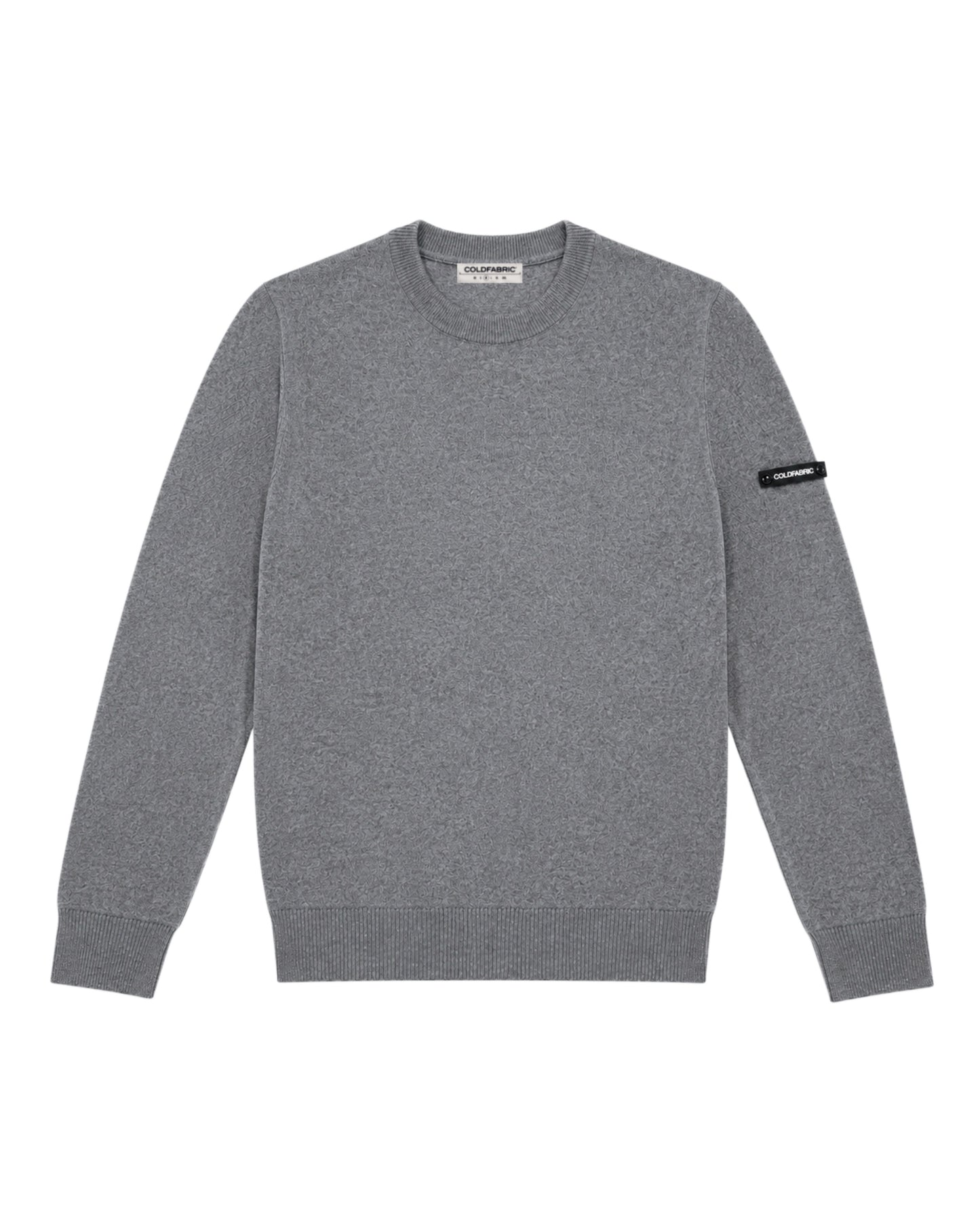 Grey Terrain Knitted Crewneck