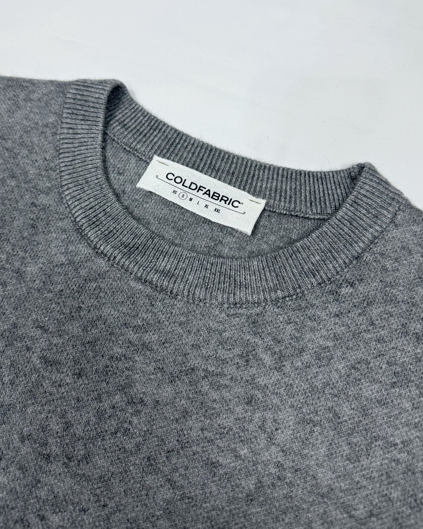 Grey Terrain Knitted Crewneck
