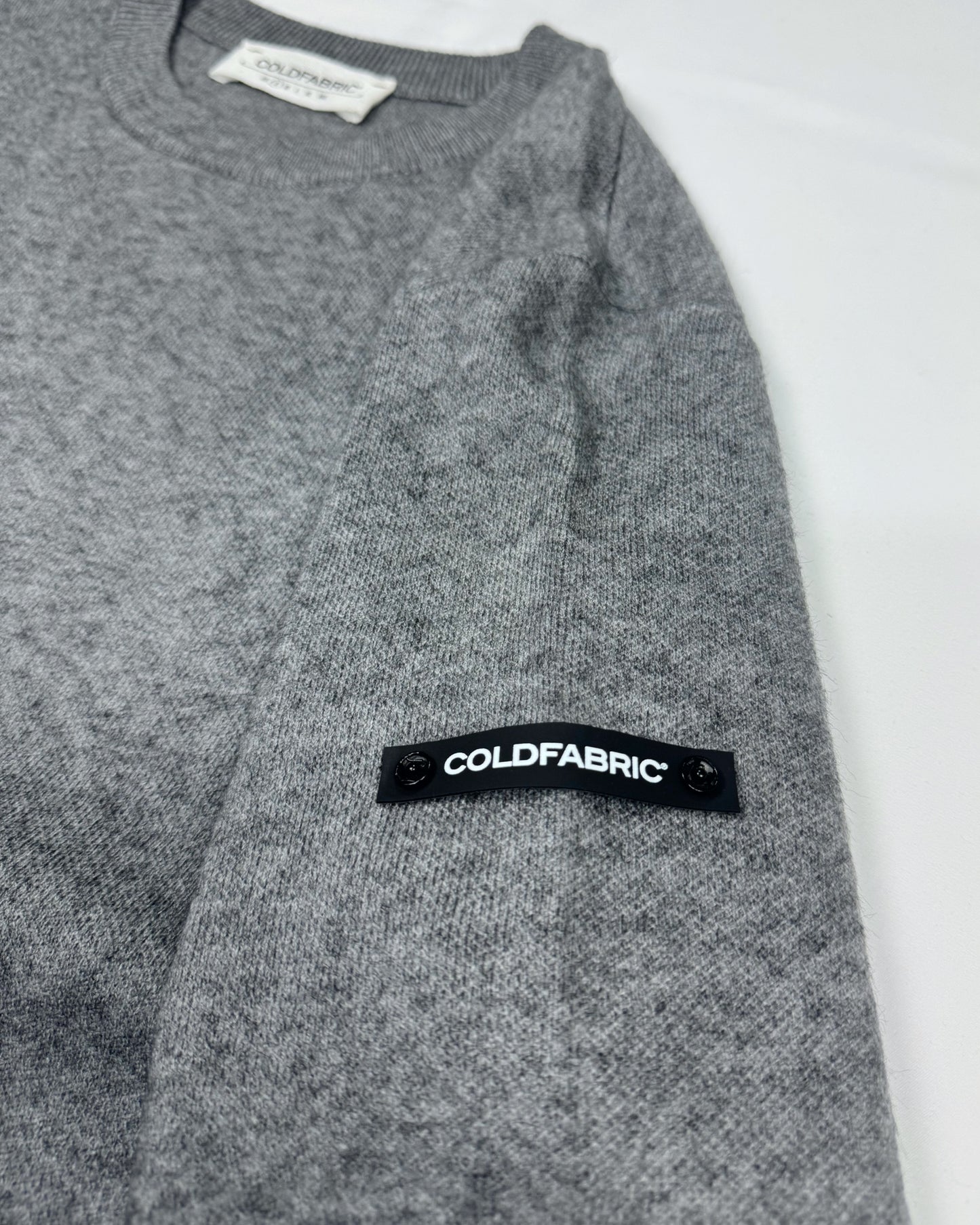 Grey Terrain Knitted Crewneck
